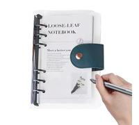 Raccoglitore Ad Anelli A6 | Trasparente Agenda 6 Anelli per Budget - Blocco Note Annuale | per Salute Mentale Abitudini Compiti Esercizio Pulizia Casa Compleanno Vacanza Viaggio Studio Allenamento