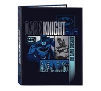 Raccoglitore ad anelli Batman Legendary Blu Marino A4 26.5 x 33 x 4 cm