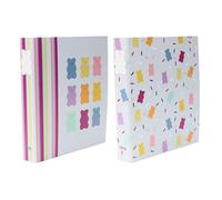 Raccoglitore ad anelli B'LOG SWEET Candy A4 2R D-25mm restringersi, 2 pezzi, 2 motivi