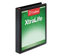 Raccoglitore ad anelli Cardinal da 1 pollice, resistente, XtraLife, anelli a D inclinati, copertina e dorso resistenti alle crepe, copertine Clea