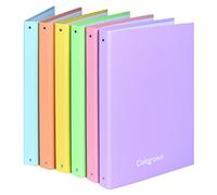 Raccoglitore ad Anelli Colorosa Pastel per fogli A4 - Diametro 30mm - Cartonato - Ideale per l'ufficio e la scuola - 6 colori (Lilla Pastello)