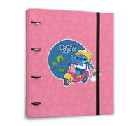 Grupo Erik: Raccoglitore A4 Stitch, Raccoglitore a 4 anelli con elastico e copertina rigida in cartone, 32 x 27,5 cm, Cartella Portadocumenti A4, Cancelleria Stitch, Stitch gadget