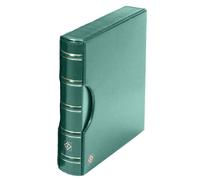 Leuchtturm 333439 Raccoglitore ad Anelli Eccellente - Album di francobolli dal Design Classico - incl. Custodia - Nero