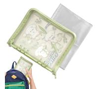 Raccoglitore ad anelli e taccuino, formato A5 con scomparti per carte | Cartella scolastica - per studenti familiari e insegnanti in trasferimenti esterni interni per viaggi in asa