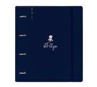 Raccoglitore ad anelli El Pulpo Blu Marino 27 X 32 X 4 cm