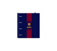 Raccoglitore ad anelli F.C. Barcelona Azzurro Rosso Granato 27 x 32 x 3.5 cm