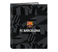 Raccoglitore ad anelli F.C. Barcelona Black Nero A4 26.5 x 33 x 4 cm