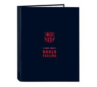 Raccoglitore ad anelli F.C. Barcelona Blu Marino A4 [26.5 x 33 x 4 cm]