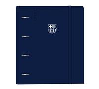 Raccoglitore ad anelli F.C. Barcelona Rosso Granato Blu Marino 27 X 32 X 4 cm