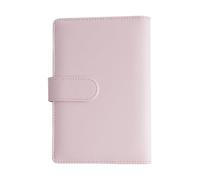 Raccoglitore ad anelli in pelle per quaderni di carta di riempimento del raccoglitore di bilancio con tasca interna Slot elastico per penna a 6 anelli Copertine colorate per notebook