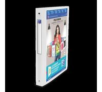 Raccoglitore ad anelli Oxford Polyvision A4 - Copertina in plastica personalizzabile - Dorso da 30 mm - 4 Anelli da 20 - Traspa NEW