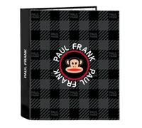 Raccoglitore ad anelli Paul Frank Campers Nero A4 [27 x 33 x 6 cm]