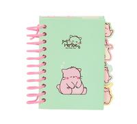 Safta Blocco note A7 PEMBE THE PINK CAT – ideale per bambini in età scolastica, 7,4 x 10,5 cm