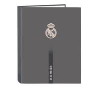 Raccoglitore ad anelli Real Madrid C.F. Grigio A4 26.5 x 33 x 4 cm