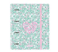 Raccoglitore ad anelli Safta Cuore Menta 27 x 32 x 3.5 cm