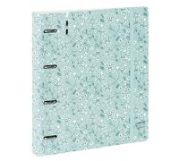 Raccoglitore ad anelli Safta Light blue flowers