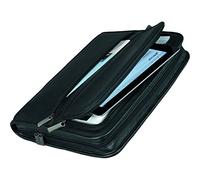 Alassio Astuccio da scrittura Carpo in pelle 36 cm schwarz (30062)