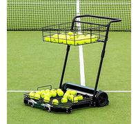 Raccoglitore automatico di palline da tennis, raccoglie 90 palline contemporaneamente, contiene 290 palline, ideale per la manutenzione del campo e le sessioni di allenamento