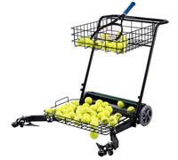 Raccoglitore Automatico di Palline da Tennis, Raccoglitore di Palline da Tennis, Grande capacità, Raccoglie 90 Palline alla Volta, per scuole, Allenatori, Club