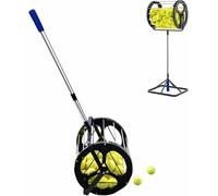 Raccoglitore automatico portatile per palline da tennis con manico per un facile ritiro in palestre e club