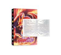 Raccoglitore carte, 4 tasche per pagina, un totale di 30 pagine possono contenere 240 carte, Album di carte, Porta carte(SK2)