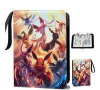 Raccoglitore Carte 400,Raccoglitore Carte Magic,Album Carte 8 Tasche 50 Pagine,PU Trasparente Impermeabile,per Collezione di Giochi di Trading Card,Regalo per Bambini