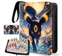 Raccoglitore Carte,50 Fogli 400 Tasche Album Carte Collezionabili,PU Trasparente Impermeabile Doppia Facciata,Card Binder per Carte da Gioco,MTG,Sports Cards