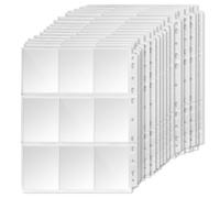 Raccoglitore Carte,60 Pagine Buste Carte Pokemon 1080 Raccoglitore,carte collezionabili 11 fori, Pagine album Buste, carte basket/calcio, Carte da Gioco