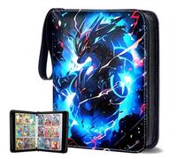 Raccoglitore Carte 900,Album Carte 18 Tasche 50 Pagine,PU Trasparente Impermeabile,Binder Carte per Il Collezionista per Compleanno