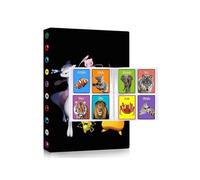 Raccoglitore carte, Album di carte, Album per giochi di carte collezionabili, Porta carte 4 tasche, 30 pagine Capacità 240 card (A2)