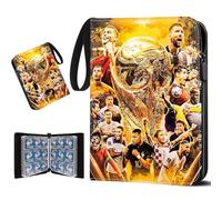 Raccoglitore Carte Calcio 900,PU Trasparente Impermeabile,per Giochi Carte Collezionabili