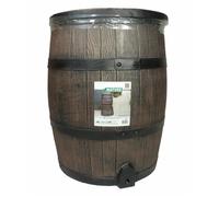 Raccoglitore d'acqua a forma di botte - NATURE - In PE rotostampato - 120 litri - Include accessori