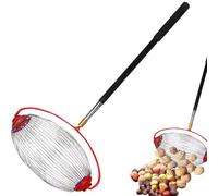 Raccoglitore di a rotolamento telescopico a 5 sezioni - Raccogliere fratti e Noci, con Design ergonomico e meccanismo di Raccolta, per Raccogliere nocciole, Castagne e Frutta