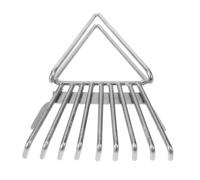 Raccoglitore di Arachidi Semplice in Ferro Argento, Raccolta Efficiente | Design Compatto, Praticità D'uso, per Arachidi e Frutti in Fattoria, Utensile Resistente