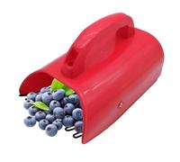 Raccoglitore di bacche | Rastrello per la raccolta della frutta con manico | Rastrello per mirtilli | per campi da frutteto, fattoria, cortile, albero, picnic, giardino all'aperto