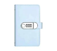 Raccoglitore di budget Saving Challenge, include buste di contanti e libretto di risparmio, libretto di deposito, cartella di archiviazione(Blue)