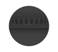 Raccoglitore di capelli a ventosa da parete, in silicone, con protezione per scarico, nero, riutilizzabile, per prevenire gli intasamenti delle fogne, per vasca da bagno, bagno, donne e ragazze