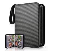 Raccoglitore di carte raccoglitore porta carte, cartella pokemon, collezione di giochi di carte collezionabili, 54 pagine 440 capacità, carte da calcio partite attax, vault x raccoglitore