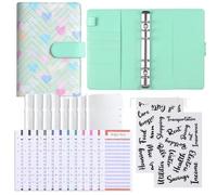 Raccoglitore di cuoio A6 PU, copertura personale del raccoglitore del taccuino del disegno alla moda, taccuino di economia per stoccaggio del bilancio di cassa