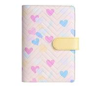 Raccoglitore di cuoio A6 PU, copertura personale del raccoglitore del taccuino del disegno alla moda, taccuino di economia per stoccaggio del bilancio di cassa