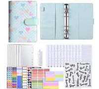 Raccoglitore di cuoio A6 PU, copertura personale del raccoglitore del taccuino del disegno alla moda, taccuino di economia per stoccaggio del bilancio di cassa