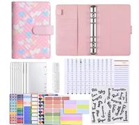 Raccoglitore di cuoio A6 PU, copertura personale del raccoglitore del taccuino del disegno alla moda, taccuino di economia per stoccaggio del bilancio di cassa