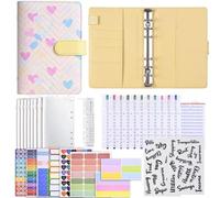 Raccoglitore di cuoio A6 PU, copertura personale del raccoglitore del taccuino del disegno alla moda, taccuino di economia per stoccaggio del bilancio di cassa