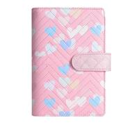Raccoglitore di cuoio A6 PU, copertura personale del raccoglitore del taccuino del disegno alla moda, taccuino di economia per stoccaggio del bilancio di cassa