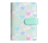 Raccoglitore di cuoio A6 PU, copertura personale del raccoglitore del taccuino del disegno alla moda, taccuino di economia per stoccaggio del bilancio di cassa
