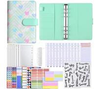 Raccoglitore di cuoio A6 PU, copertura personale del raccoglitore del taccuino del disegno alla moda, taccuino di economia per stoccaggio del bilancio di cassa