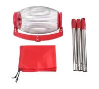 Raccoglitore di Dadi Regolabile a Rullo Salva-Lavoro con Manico Lungo, Compatibile raccoglitrici Castagne e Noci Pecan