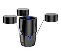 Raccoglitore di Foglie Cadute for laghetti, Skimmer Galleggiante Multifunzione efficiente, estrattore di Superficie for Piscina con 3 modalità di Fontana, for laghetti, Piscine e Giardini