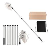 Raccoglitore Di Frutta Con Telescoping Del Cestino, Catcher Di Frutta Da Giardino, Strumento Di Raccolta Della Frutta, Acciaio Inossidabile Robusto, Design Rapido Di Assemblaggio, 13 Piedi, Per A