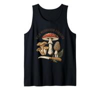 Raccoglitore di Funghi Selvatici Illustrazione Vintage Canotta
